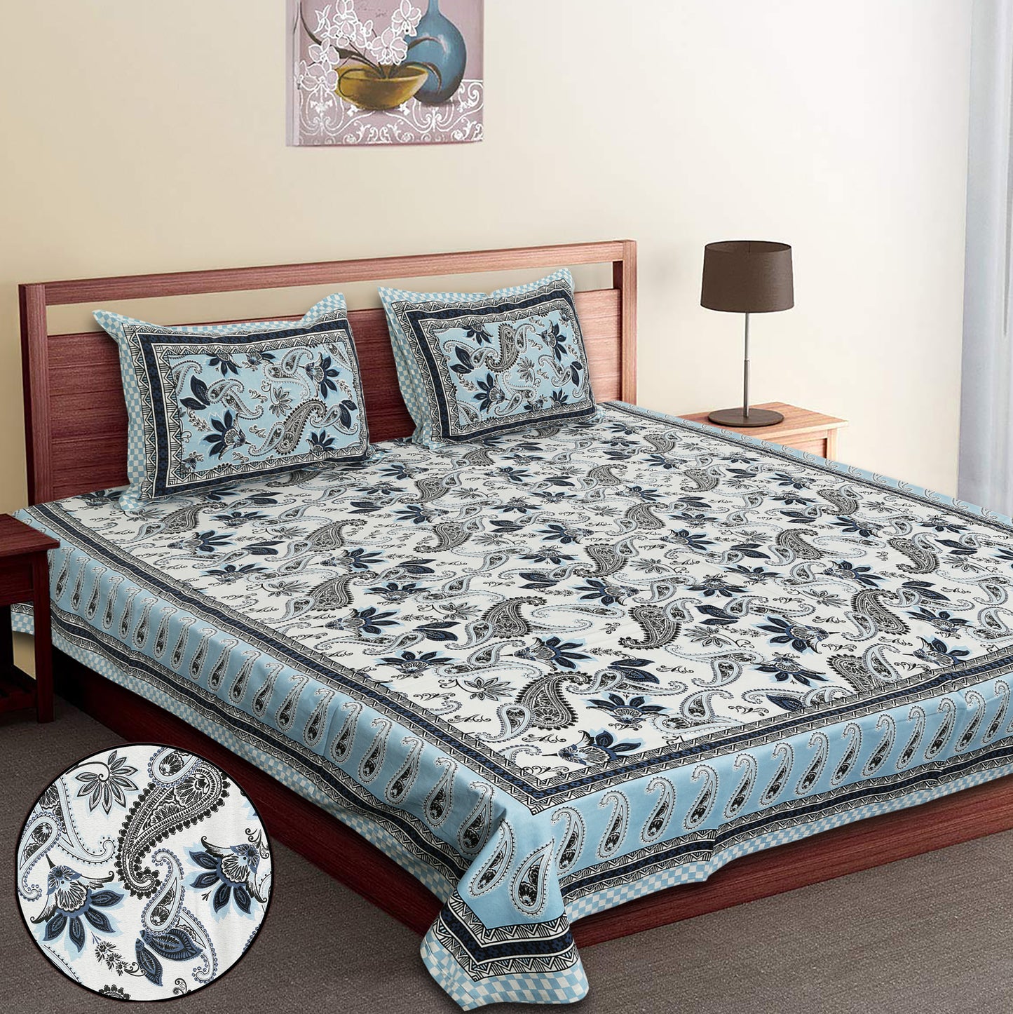 Sheherzaad—Sky Paisley Set