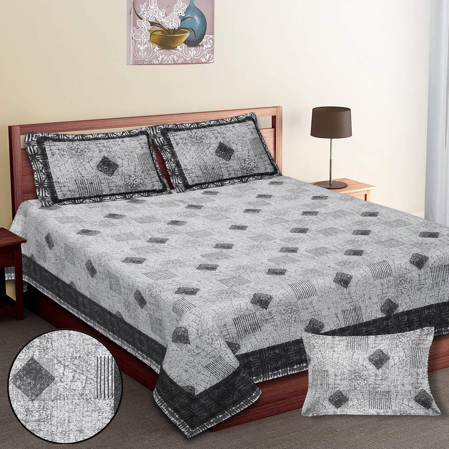 Cityscape—Mono Diamond Print