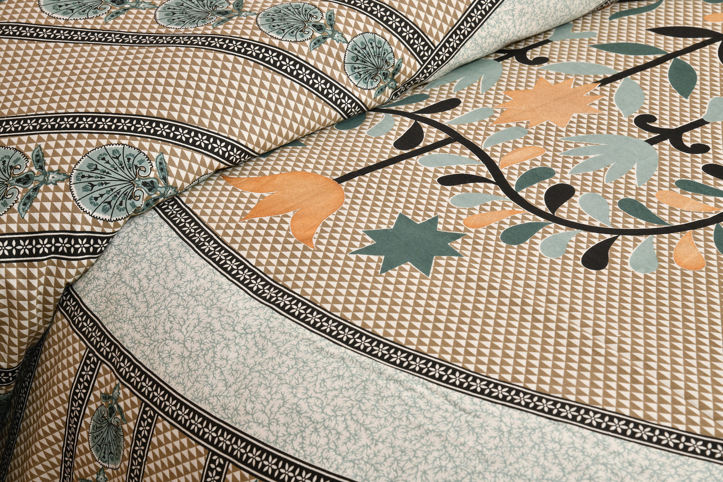 Sand & Sage Mandala Bedsheet